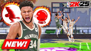 This GIANNIS ANTETOKOUNMPO BUILD is DOMINATING NBA 2K25 [upl. by Ennahgem]