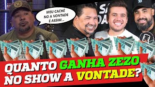 ZEZO ganha mais no SHOW solo ou no A VONTADE [upl. by Ellehcer]