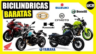 Top 7 MEJORES Motos BICILINDRICAS BARATAS [upl. by Sheffie]