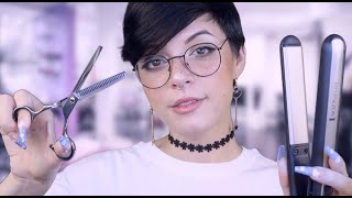 ASMR  OVERLY Explained Haircut amp Style 💇 with Accent [upl. by Killigrew67]