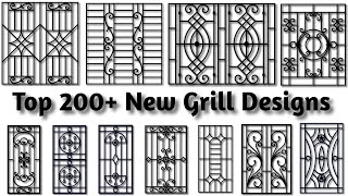 Top 200 New Window Grill Designs Iron Grill Design Idea Unique Window Grill Design [upl. by Touber]