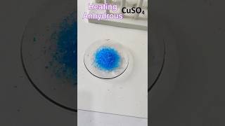 Hydrated Copper Sulphate CuSO45H2O amazingscienceexperiments okcoachingcentre [upl. by Las154]