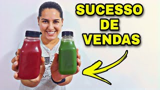 RECEITA DE SUCO DETOX  SUCESSO DE VENDAS  QUANTO EU GASTEI [upl. by Lyall1]