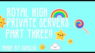 CAMPUS 3 RH Private Server Links ┊Part 3 ┊🌙 DEMI [upl. by Lebasiairam]