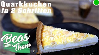 Schneller frischer Quarkkuchen in 2 Schritten [upl. by Etteuqaj]