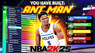 This 64 ANTHONY EDWARDS Build is a MENACE in NBA2K25BEST DEMIGOD ISO BUILD in NBA 2K25 [upl. by Raff434]