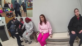 4 Girls Arrested for Stealing from ShopRite in Hoboken NJ [upl. by Marysa65]