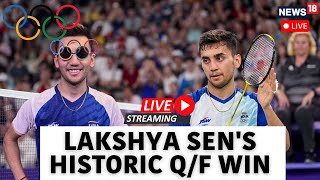 Paris Olympics 2024  Lakshya Sen In Semi Finals Live  Lakshya Sen Interview  Lakshya Sen Olympics [upl. by Roybn]