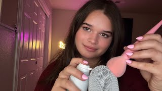 ASMR Shaving Cream on The Mic with Poprocks Campfire Trigger [upl. by Aihset]