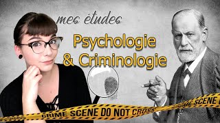 Mes études de PSYCHOLOGIE amp CRIMINOLOGIE [upl. by Atinauj348]