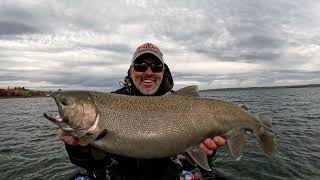 Best Eating Freshwater Fish Splake amp Coho Salmon Lake Superior [upl. by Eiryt287]