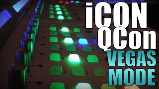 Icon QCon Vegas Mode in Logic Pro 9  File [upl. by Inalaehon]