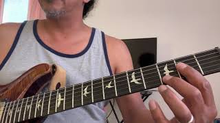 Van Halen 5150 guitar lesson for Max pt 2 [upl. by Fokos427]