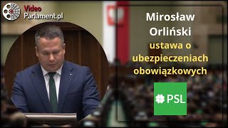 Mirosław Orliński  ustawa o ubezpieczeniach obowiązkowych [upl. by Yoko]