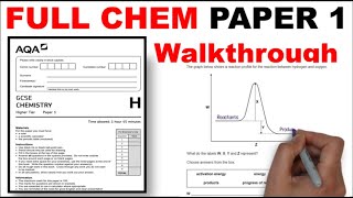 Chemistry Paper 1 FULL Walkthrough Grade 89 [upl. by Rhody]