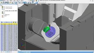 AFMING GMU600  Heidenhain 640D  Tire mold 5axis machining  HuiMaiTech Virtual CNC Training [upl. by Ayrolg993]