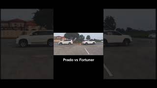 Prado vs Fortuner❤️🔥 [upl. by Odrautse]