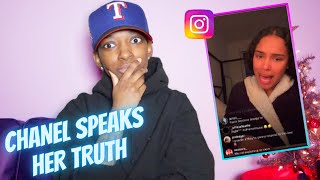 Chanel Richie Goes Live on IG talks Ohmyla taking over channel with NEW Girlfriend [upl. by Grimaldi]