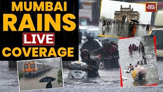 Mumbai Rain LIVE Maharashtra Flooded Due To Heavy Rain LIVE  Rain In Mumbai  India Today LIVE [upl. by Fina]