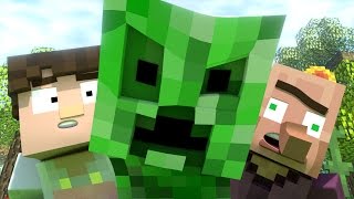 Annoying Villagers 16  Original Minecraft Animation by MrFudgeMonkeyz [upl. by Minnie]