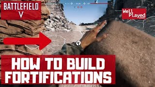 HOW TO BUILD FORTIFICATIONS  BATTLEFIELD 5 [upl. by Selway]