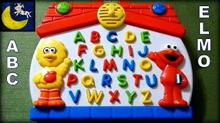 Sesame Street Big Bird and Elmo Learn The Alphabet Pad Toy from 1997 [upl. by Ayekehs]