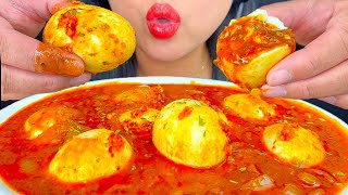 ASMR SEAFOOD BOIL SAUCE WITH EGGS AND POTATO  EATING SOUNDS  MUKBANG  ASMR Phan [upl. by Elletsirhc]