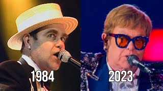 Elton John  I’m Still Standing LIVE Through The Years [upl. by Cotsen]