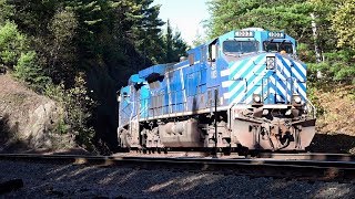 TRRS 515 Railfanning Michigans Upper Peninsula  08 Oct 2017 [upl. by Mommy]