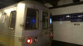 NYC Subway Special Inwoodbound R46 A Entering amp Leaving Jay StreetMetroTech B2 Track [upl. by Yffub]