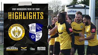 Cray Wanderers VS Wingate amp Finchley  1  0  HIGHLIGHTS  Isthmian Premier League [upl. by Lavona]