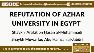 Refutation Of Azhar University [upl. by Valaree577]