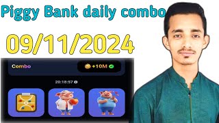 piggy Bank daily combo today  piggy Bank  piggy game  piggy piggy gift code today  piggy air [upl. by Hervey645]