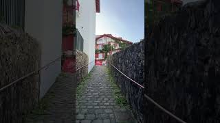 Narrow street in Ciboure basquecountry [upl. by Levana]