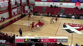 Ferris State Mens Basketball Buzzer Beater vs Lewis [upl. by Horvitz]