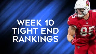 Top 15 Tight End Rankings Week 10 Fantasy Football 2024 [upl. by Helas811]