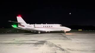 NetJets Cessna Citation Latitude takeoff from Chester County Airport [upl. by Allisan24]