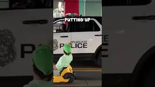 🚓👮‍♂️ Mario Kart Chaos Cops and Luigi Throw Shells at Each Other 🍄🚓 [upl. by Maighdlin751]