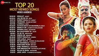 Top 20 Marathi Songs  Video Jukebox  Zingaat Jau De Na Va Sairat Zaala Ji Ararara amp More [upl. by Mariano709]