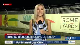 Rome Yard Groundbreaking  News Channel 8 at 5 AM 52124 [upl. by Silvio]