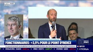 François Ecalle Fipeco 35 pour le point dindice des fonctionnaires [upl. by Norrahc]