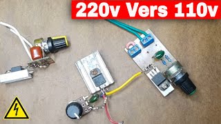 Convertisseur 220v vers 110v Gradateur de Lumiere 220V 50Hz 16A [upl. by Yeldnarb548]