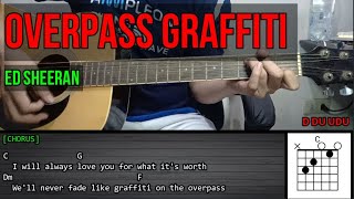 Ed Sheeran – OVERPASS GRAFFITI Guitar Tutorial  LYRICS and CHORDS  Cover [upl. by Oivaf]