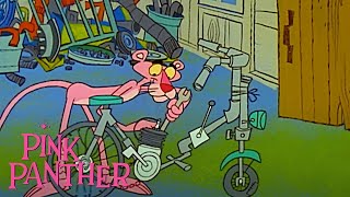 Pink Panther Builds A Motorcycle  35Minute Compilation  Pink Panther Show [upl. by Adnak]