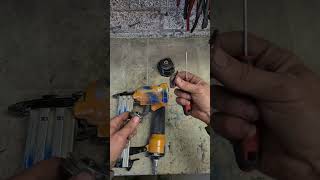 Stanley Bostitch nail gun wont sink the nails fully Repair needed tools bostitch nailgun fix [upl. by Corell]