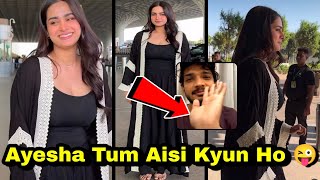 Ayesha Khan के Munawar Faruqui के नाम पर Use लिए Halki Halki Si Song लगाकर भड़की जनता [upl. by Raskind236]