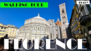 4K ITALY FLORENCE WALKING TOURWŁOCHY SPACER PO STOLICY TOSKANII FLORENCJA 9 [upl. by Daphna]