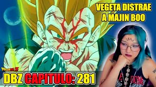 VEGETA DISTRAE A MAJIN BOO POR 1 MINUTO😯SAGA DE MAJIN BOO 281  REACCION A ​DBZ POR PRIMERA VEZ [upl. by Lilahk]