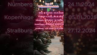 Verpass nicht die Öffnungszeiten der Weihnachtsmärkte weihnachten christmas reisen travel [upl. by Pacorro]