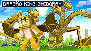 Virei um DRAGÃO KING GHIDORAH no Minecraft [upl. by Urian299]